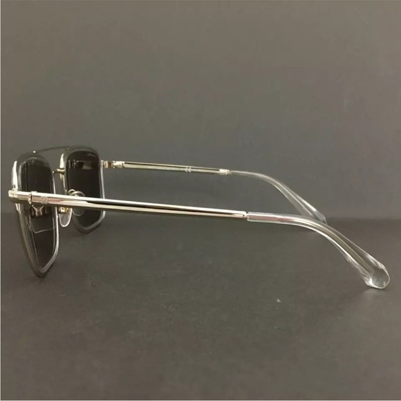 AUTH Chanel CC Logo Mirror Eyewear Sunglasses Silver 2AF0172 - Picture 2 of 7